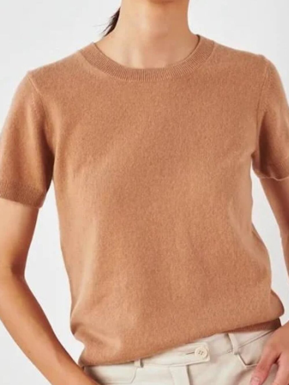 Quince Mongolian Cashmere TeeMongolian Cashmere Tee